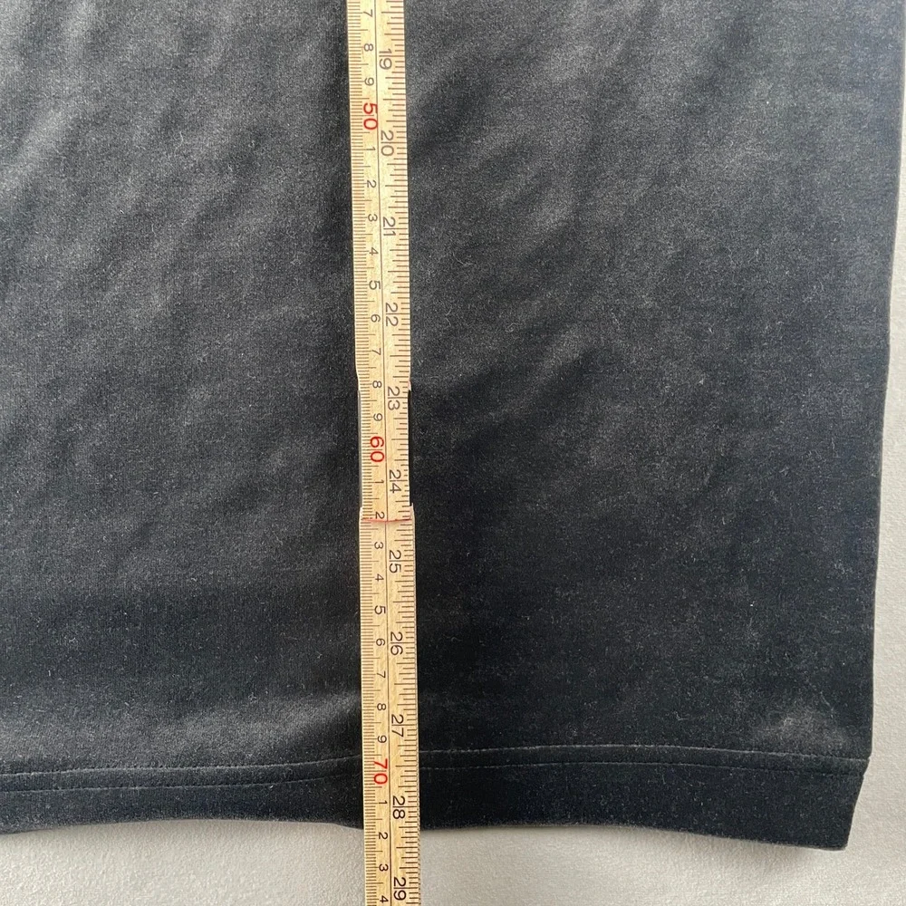 Jordan T-Shirt Men M Black Red Gold Stripe Velour Stretch Soft Luxury BV4051-010